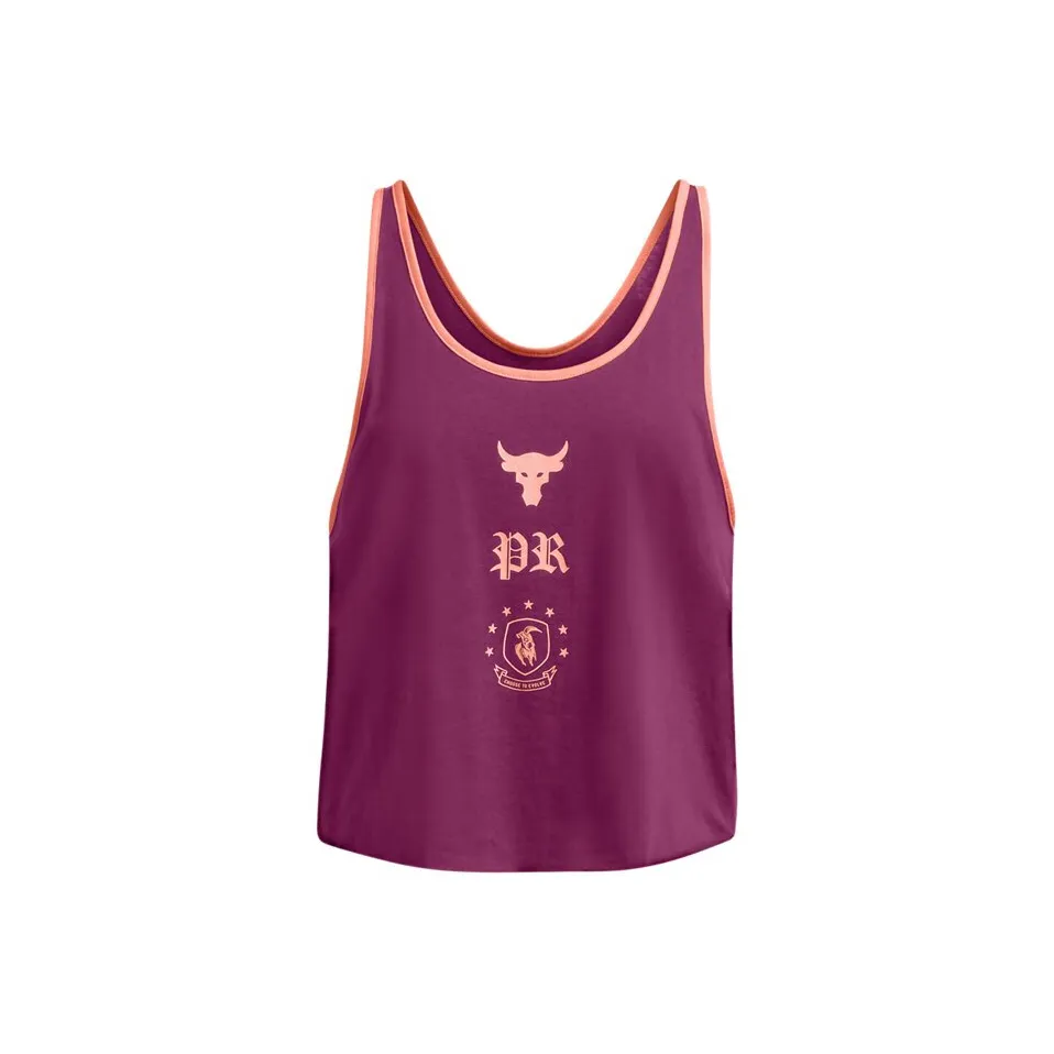 Under Armour Project Rock Sport Vests Women's Little Twin Stars Purple