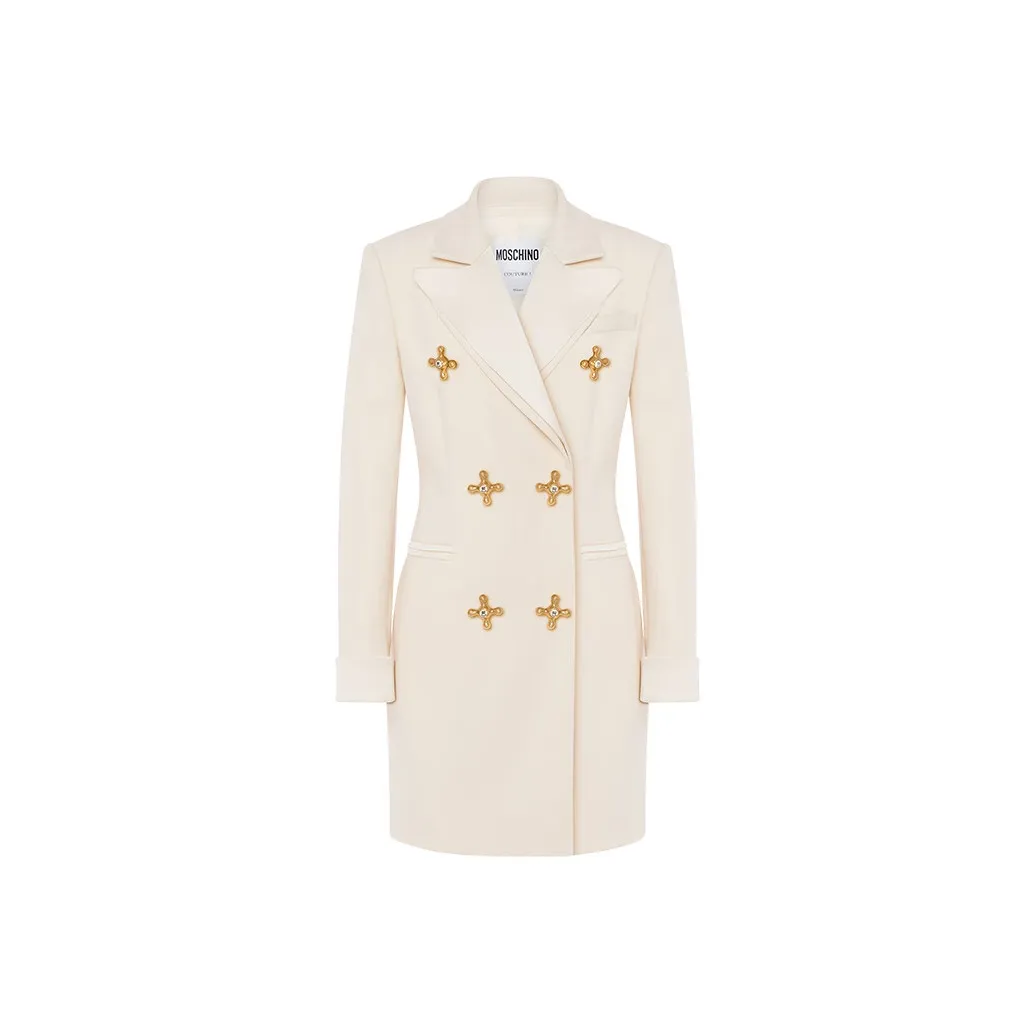 MOSCHINO Evening Dress Women's Ivory White