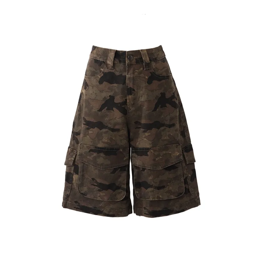 ZAVK Denim Shorts Women's [Camouflage Brown]