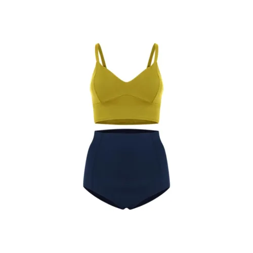 VIKINI VENDER SWIM WEAR BEACH WEAR Набор Оливково-зеленый + Морской синий Женские Наборы купальников