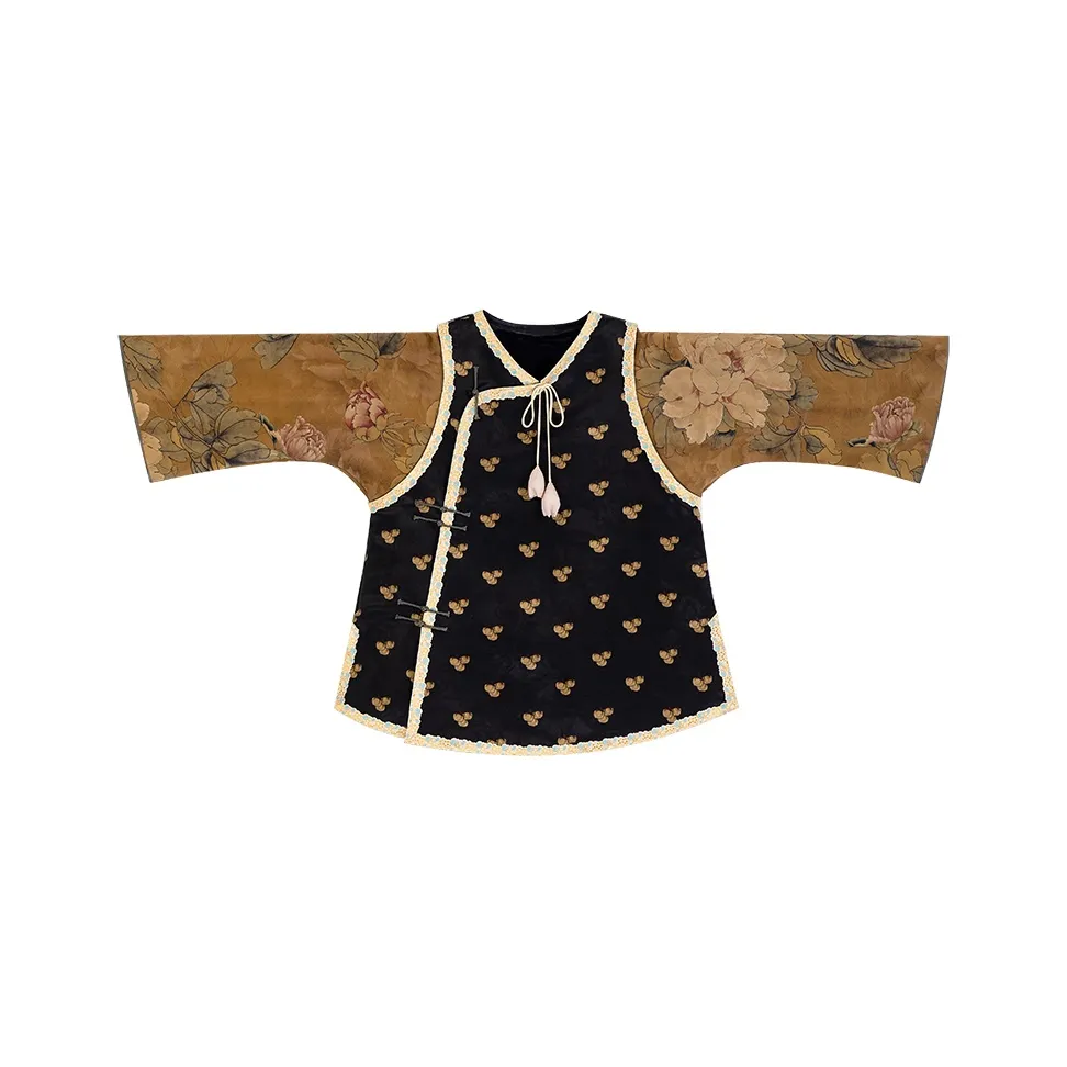 YICHENGFENGXU Ханьфу Женские Черный