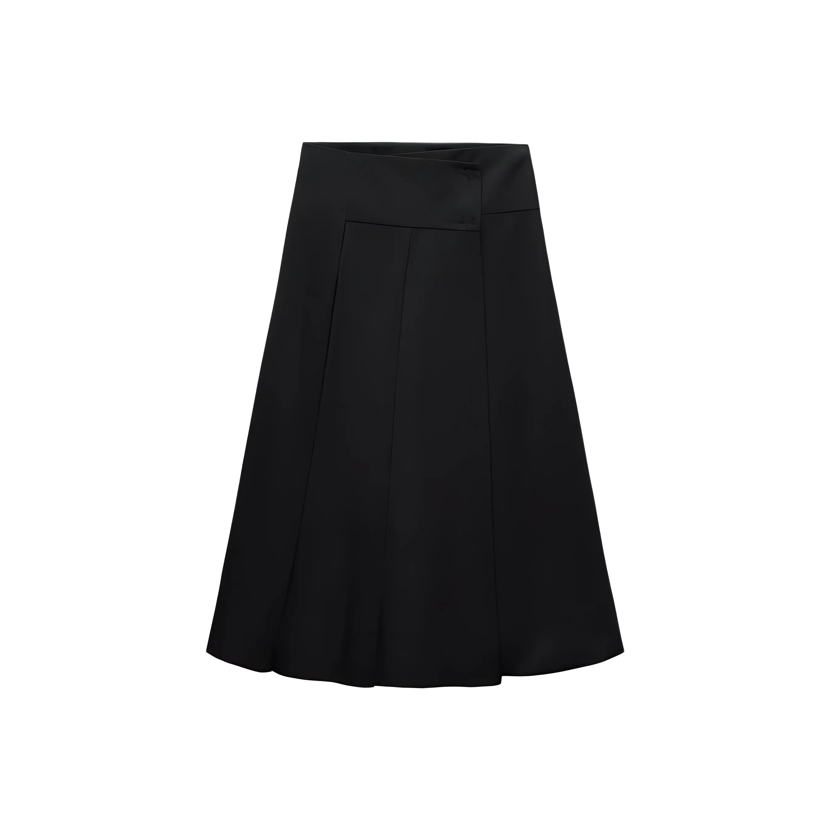 ZARA ZW Series Повседневный Длинный Юбка Женские Черный