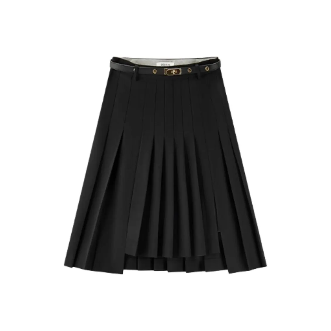 DEGAIA Повседневный Длинный Юбка Женская Черная