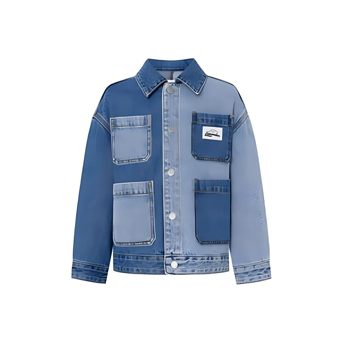 Little MO CO. Denim Jacket Denim Blue Baby