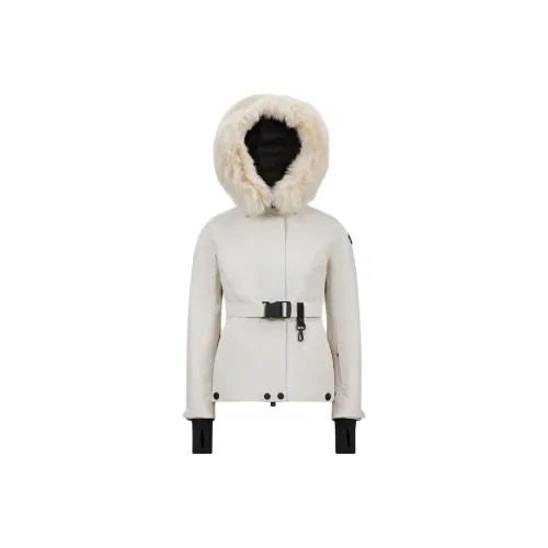 Moncler Grenoble Слоновая кость Женская лыжная куртка