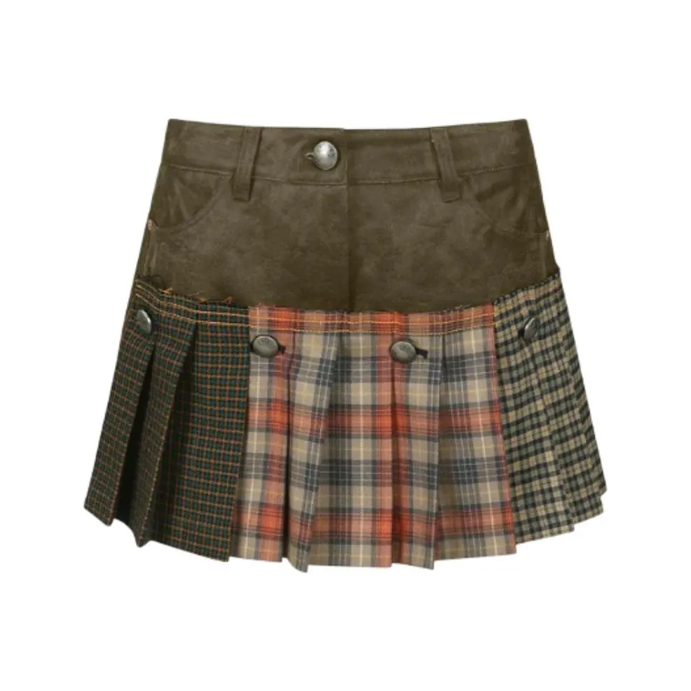 ANDERSSON BELL Коллаборация Повседневные Короткие Юбки Женские Темно-Коричневый