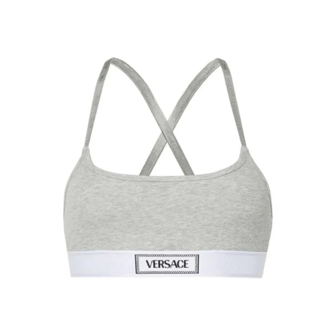 VERSACE Logo jacquard Bra