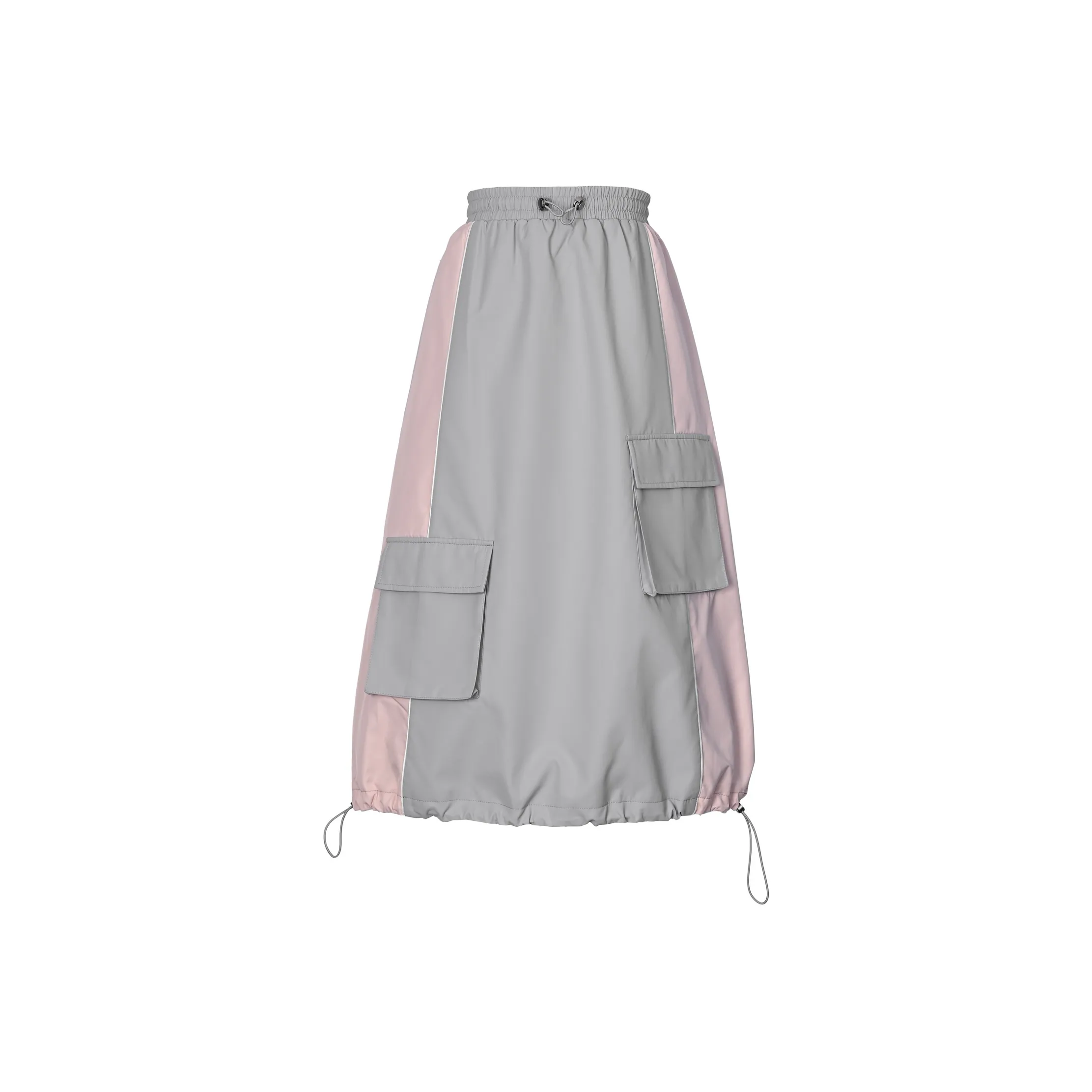 SNBL Повседневный Длинный Юбка Женская Серого цвета