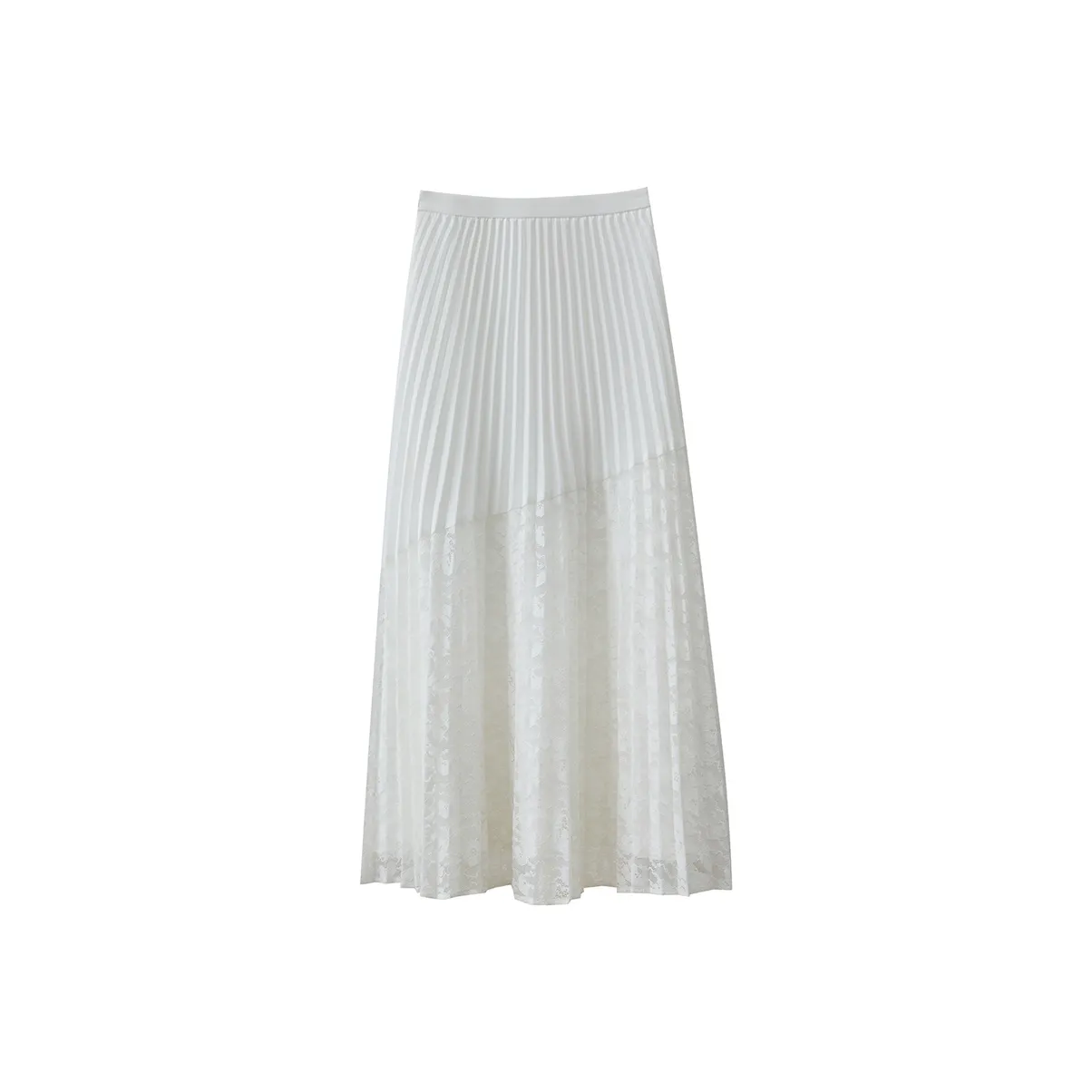 AMII Повседневная длинная юбка женский экрю