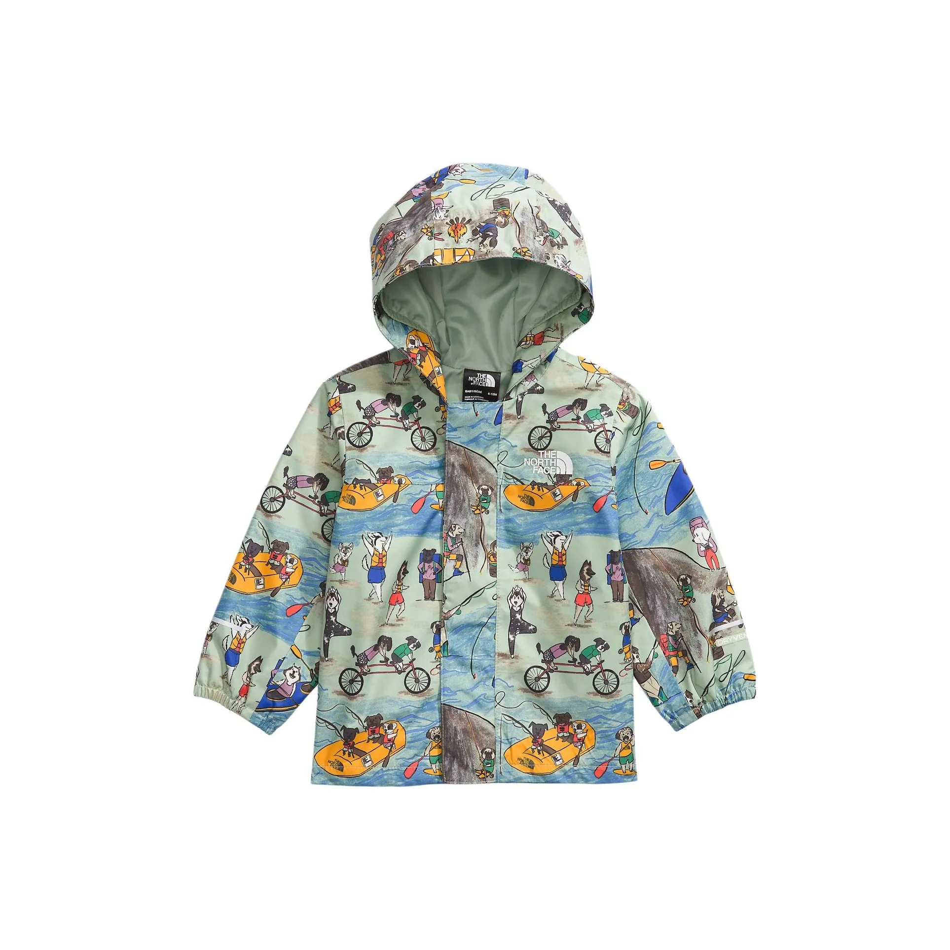 THE NORTH FACE Детский топ Малыш Antora Дождь Куртка Зеленый Infant And Toddler