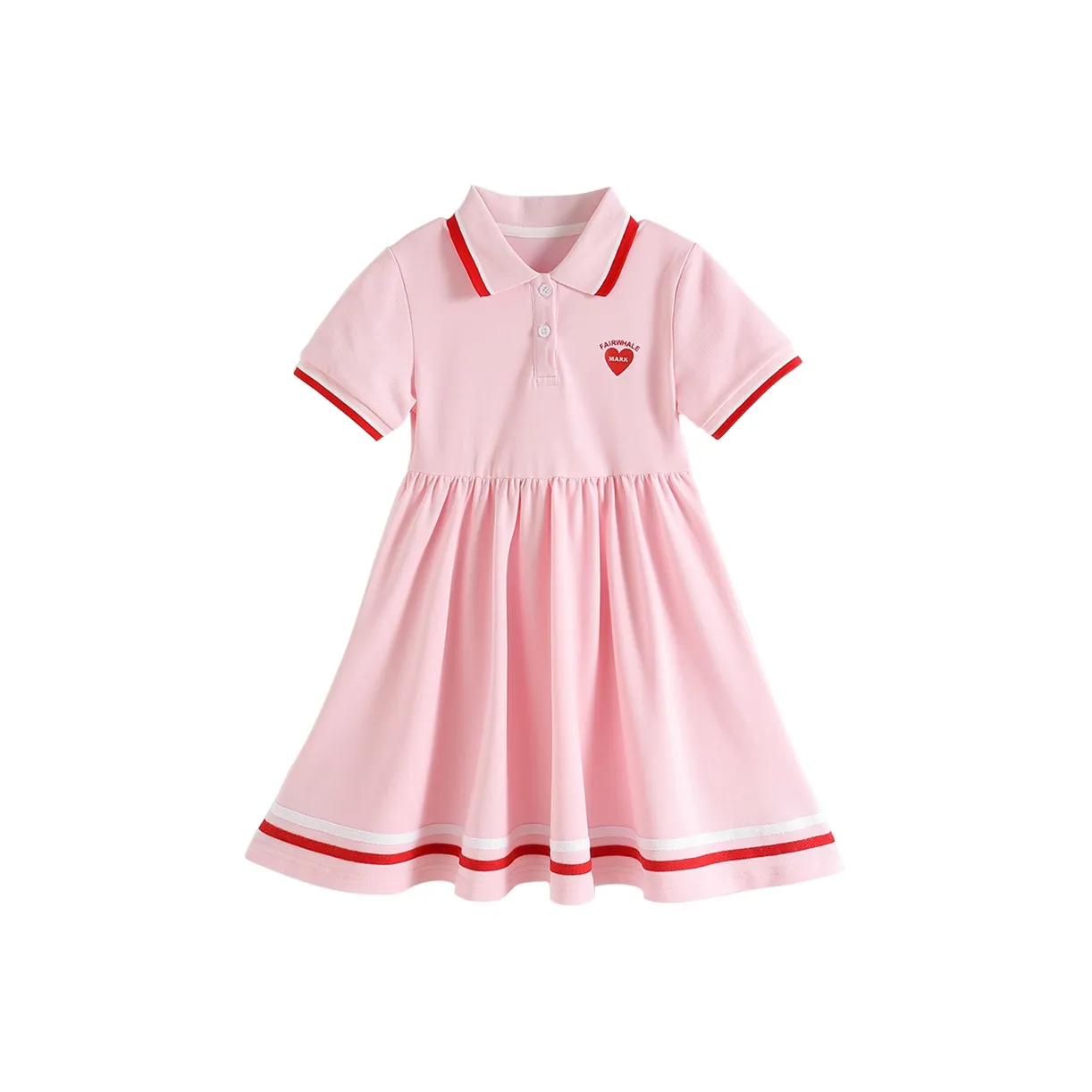 FAIRWHALE Детское платье цвет розовый