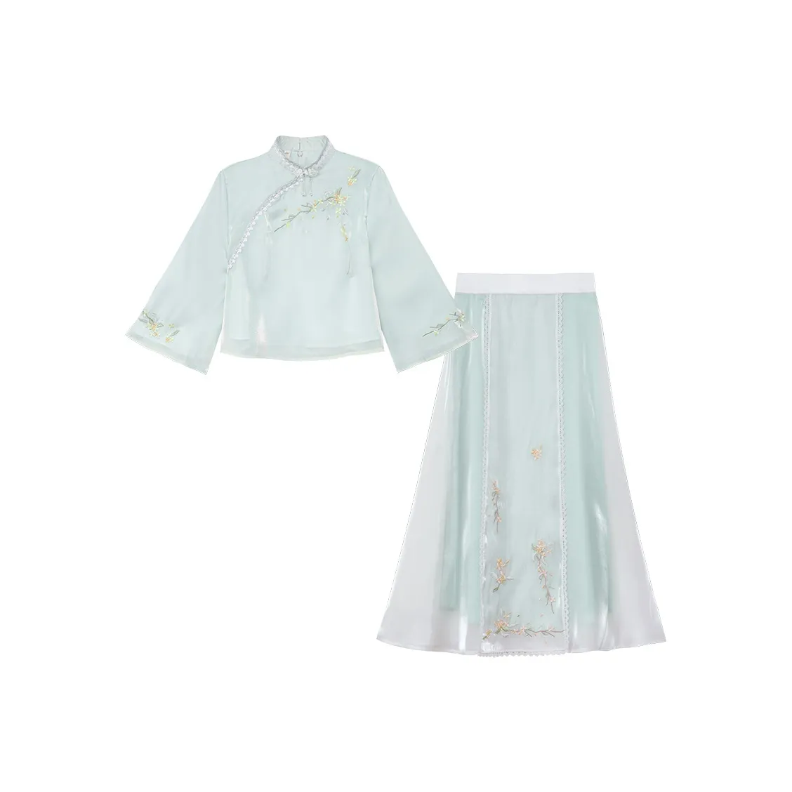 SONDR Комплект с юбкой Женские Светло-зеленый