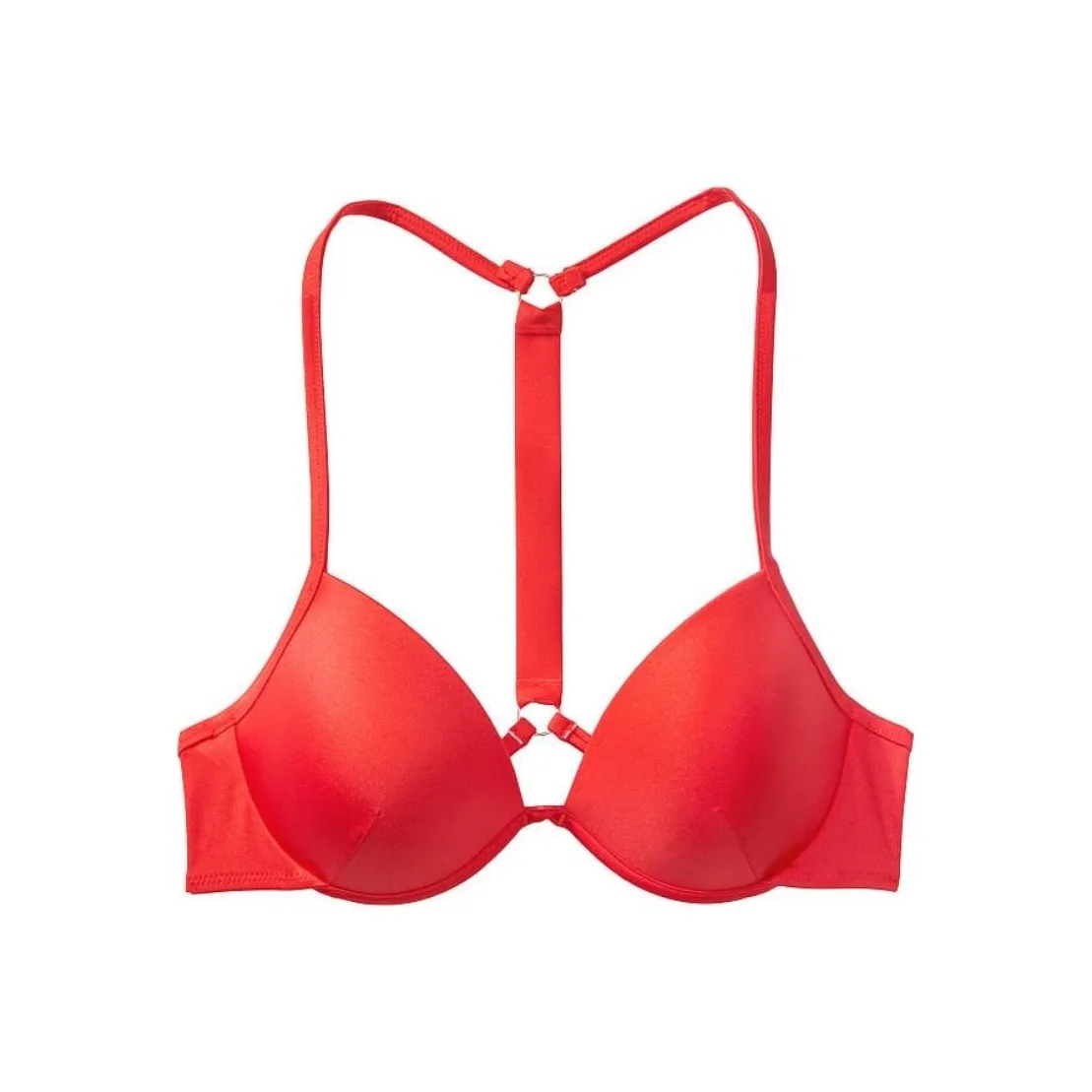 Victoria's Secret Двухкомпонентный купальник женский оранжево-красный ромб