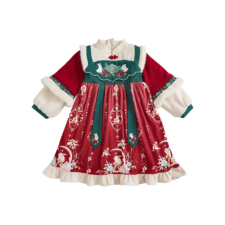 YOEHYAUL Детское платье дошкольное красное