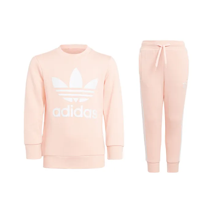 Adidas Originals Повседневная спортивная одежда Hazy Coral Pink White для детей 3-7 лет