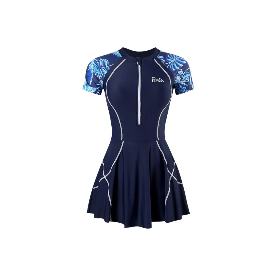 Barbie One piece Swimsuit Women's Navy Blue