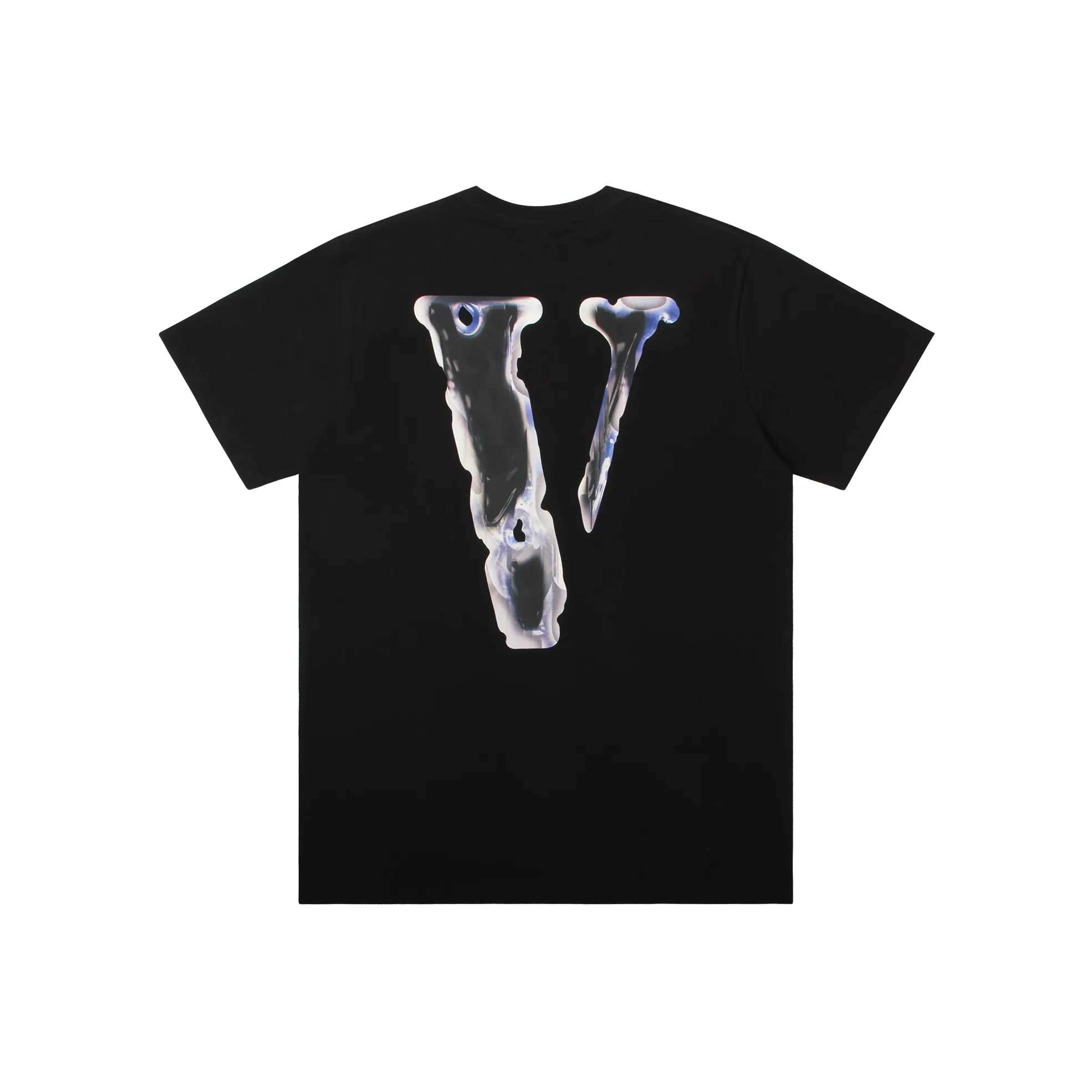 VLONE SS25 Черный Белый Унисекс T-рубашка