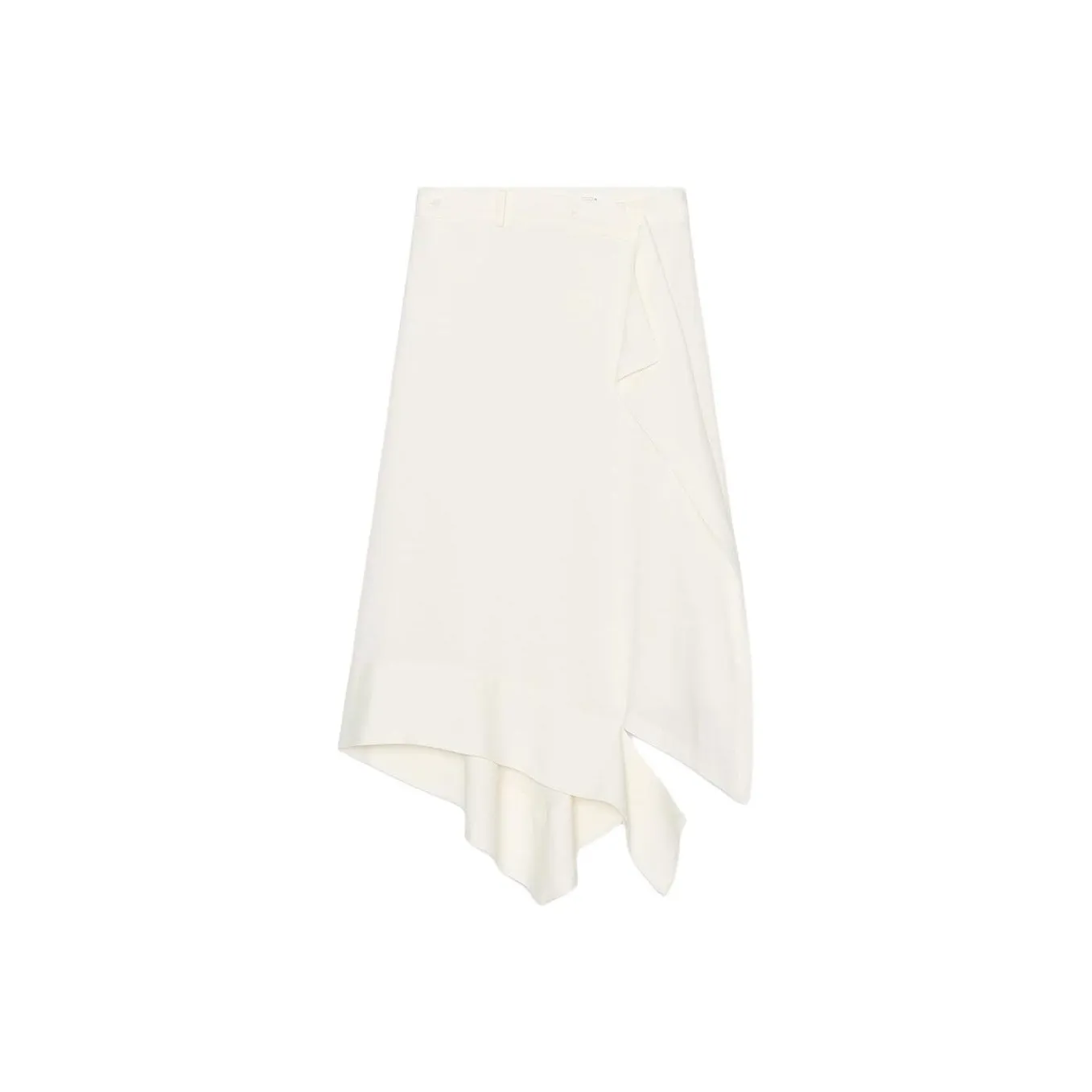 ZARA ZW Series Повседневная длинная юбка женский натуральный белый