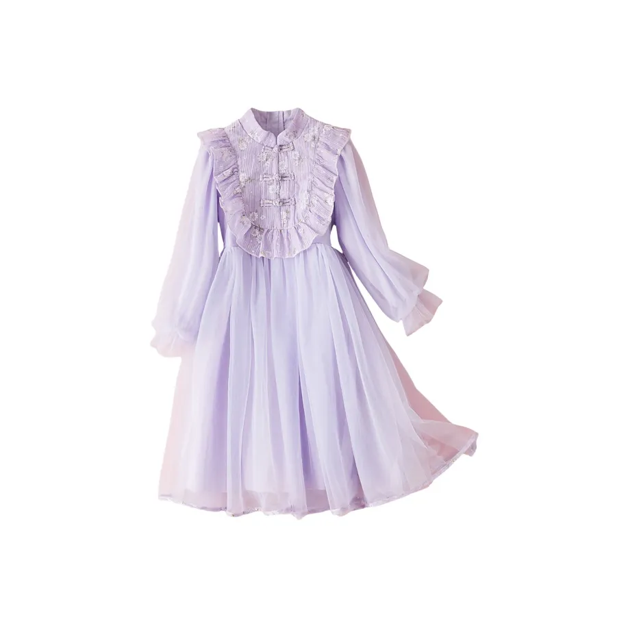 October Mommy Детское платье Барвинок Фиолетовый