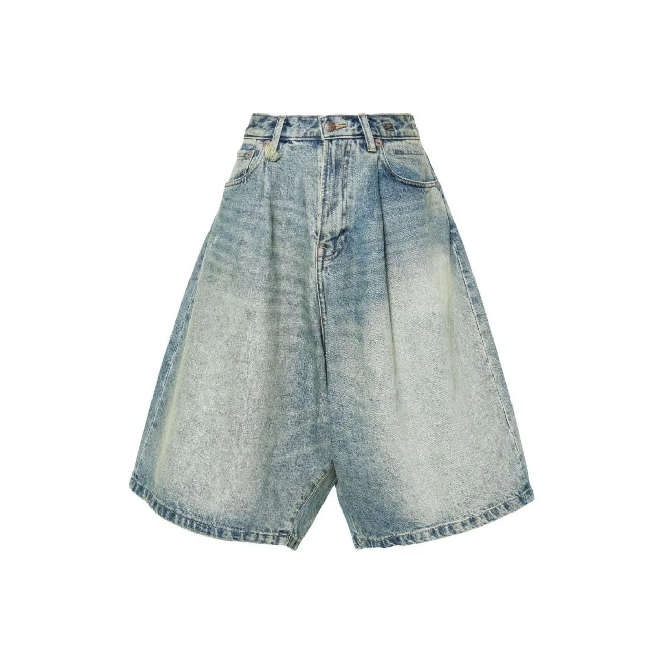 R13 Jesse Denim Bermuda Shorts