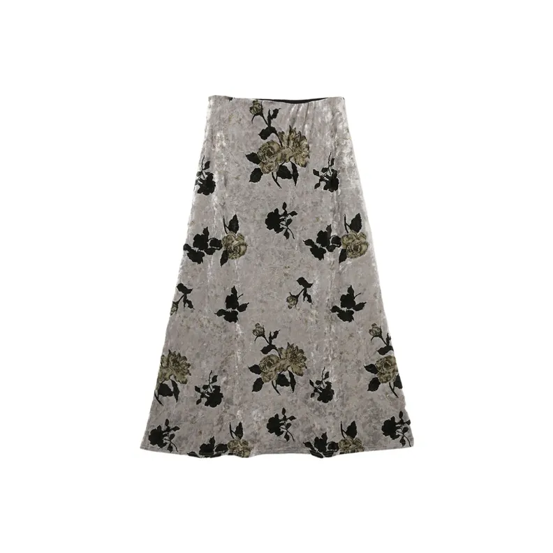 SETIROM Повседневный Длинный Юбка Женские Многоцветный