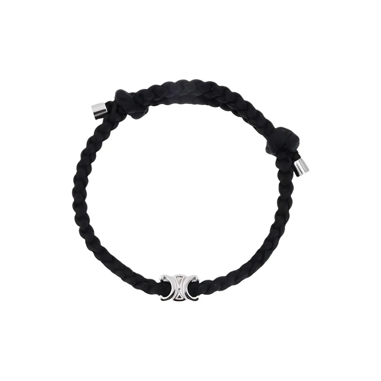 celine Hedi Metal Bracelets Men's Black