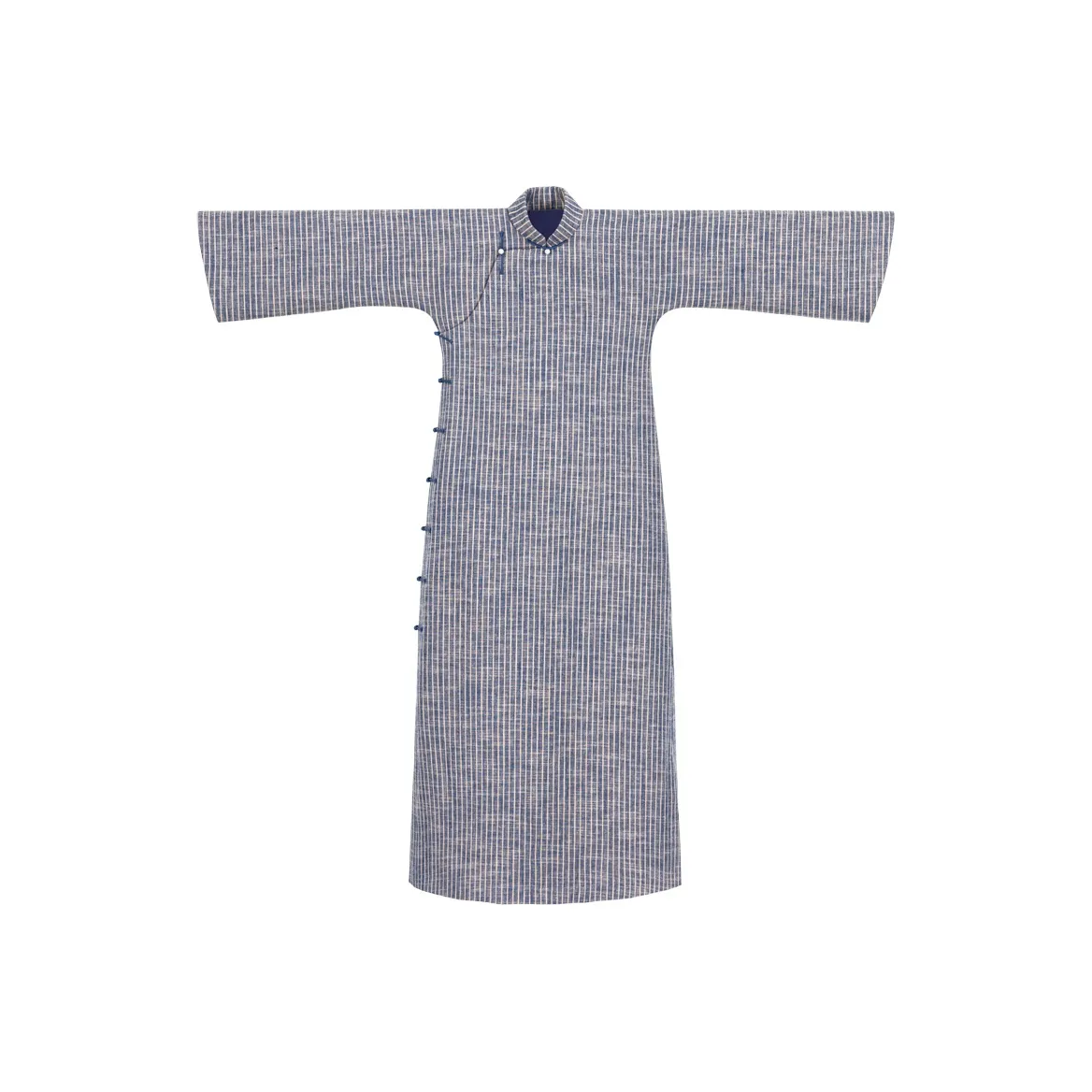 YICHENGFENGXU Чунсам Женский Синий Бежевый Полосы