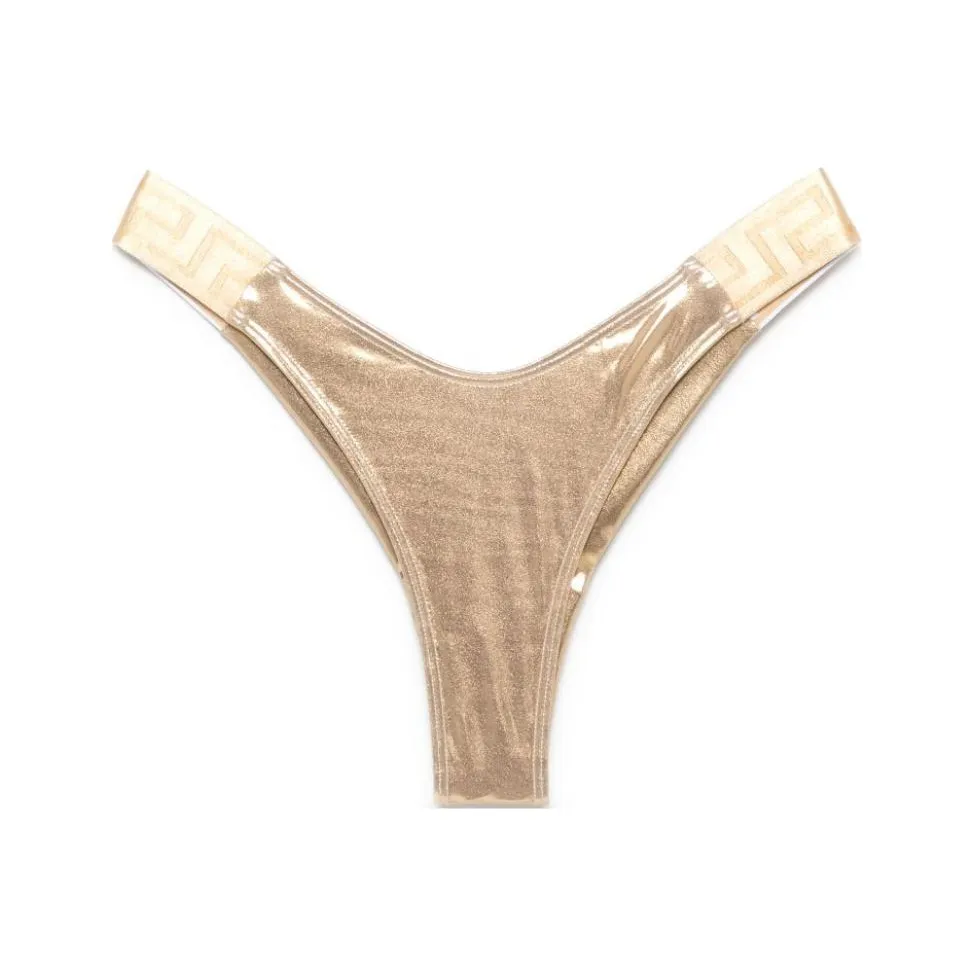 VERSACE Greca Waistband Bikini Bottom