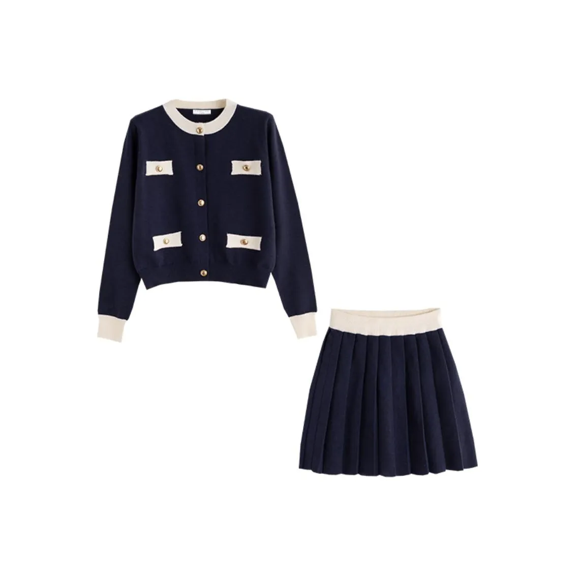 Tonlion Комплект с юбкой Женские Темно-синий