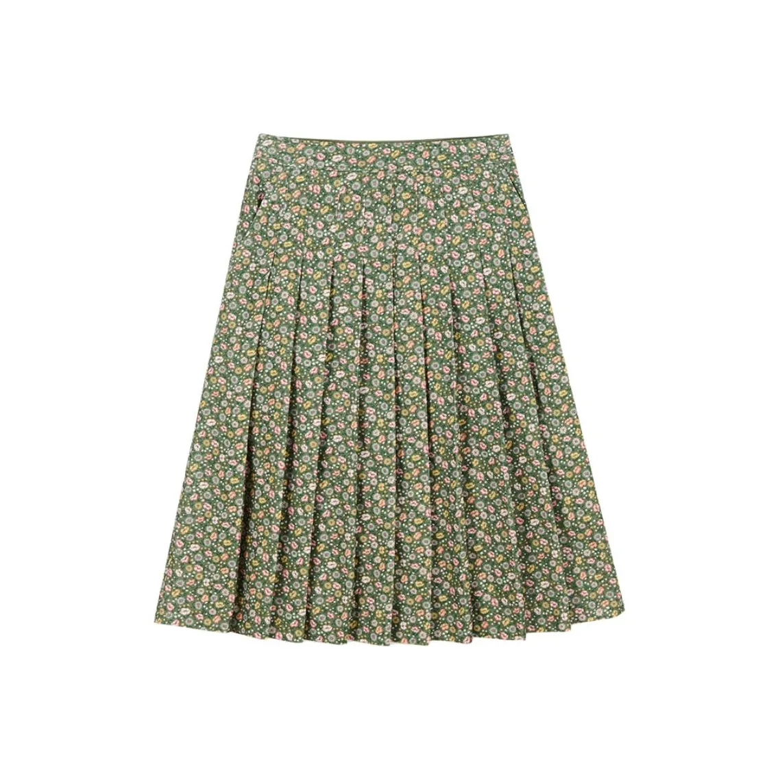 HAZZYS Casual Long Skirt Women's Green