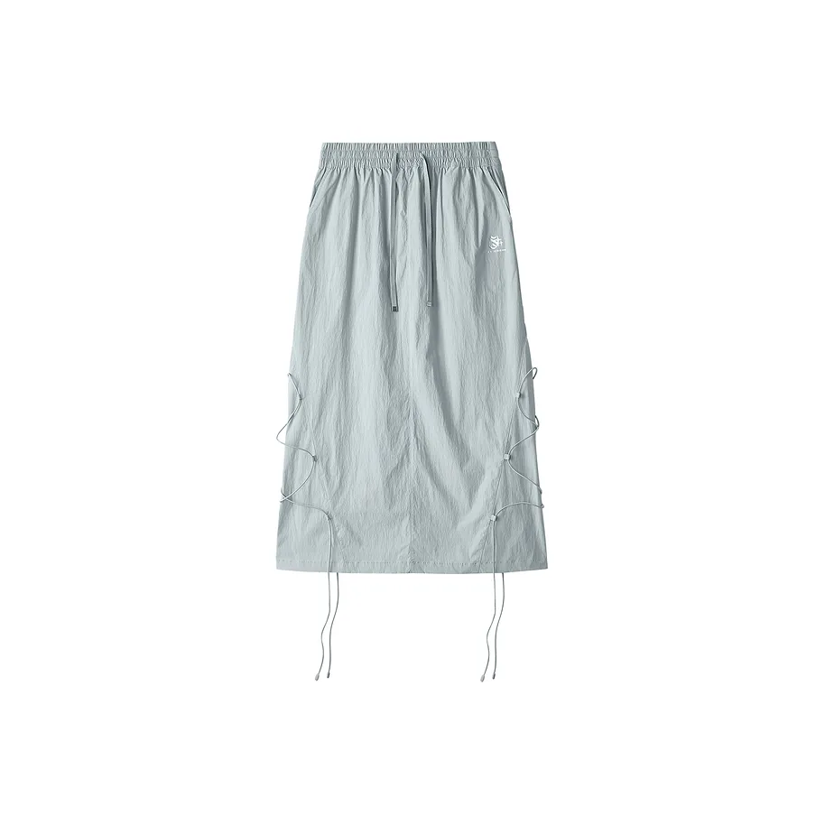 Skechers x Targetto Casual Long Skirts Women's Light Dusty Gray