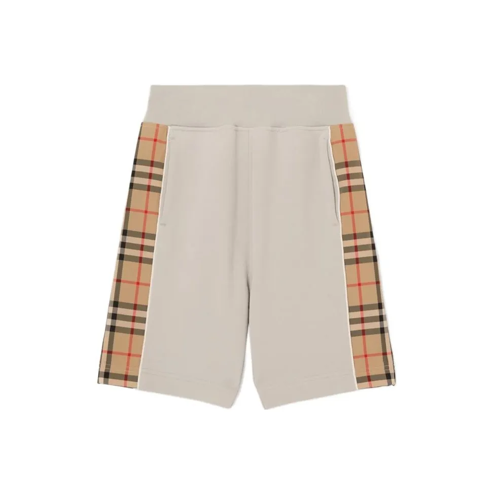 Burberry SS23 Шорты Детские Мягкие Серебристо-Серые