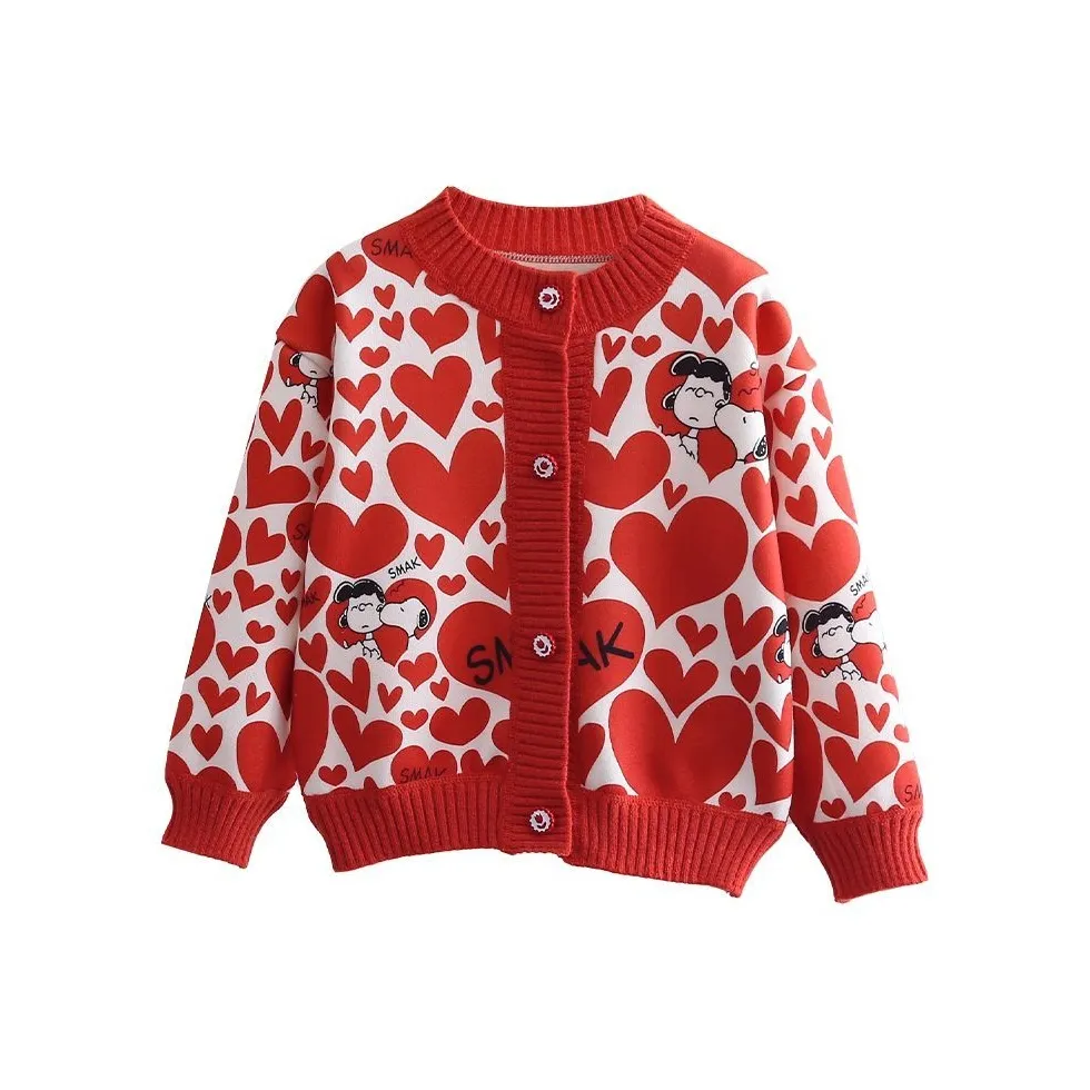 SNOOPY Свитер Red Heart Children Возраст 3-7 лет