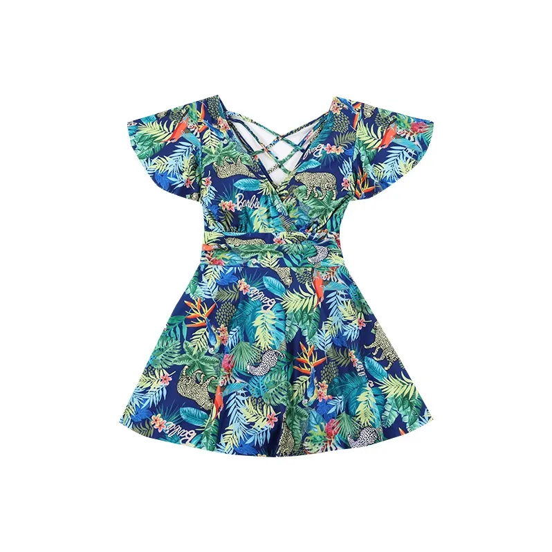 Barbie One piece Swimsuit Women's Navy Blue