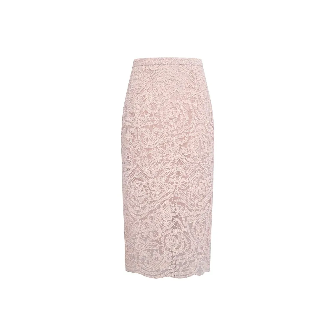 Anmani Повседневный Длинный Юбка Женская Лотос Розовый