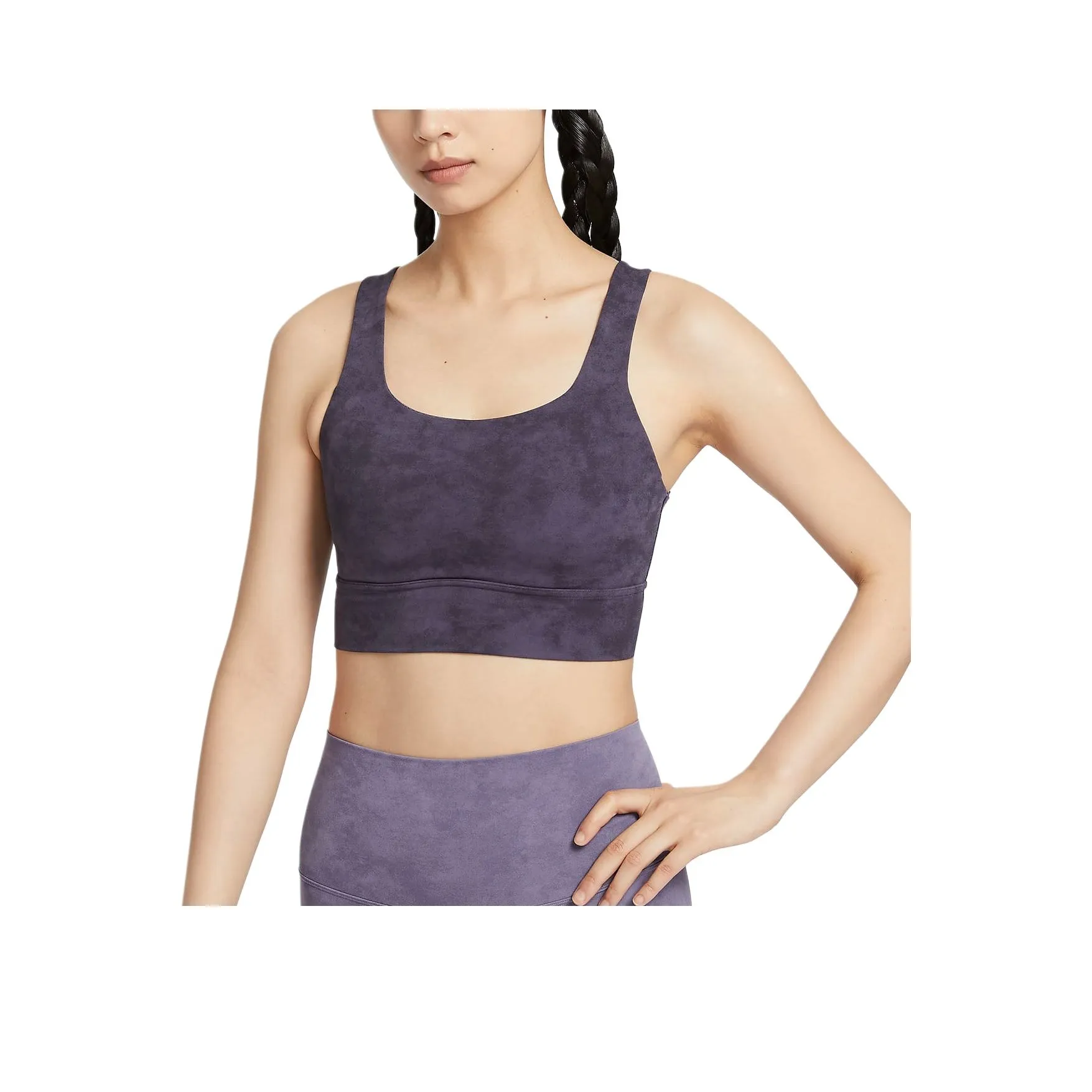 Nike Zenvy Спортивное белье Женское Темно-фиолетовое