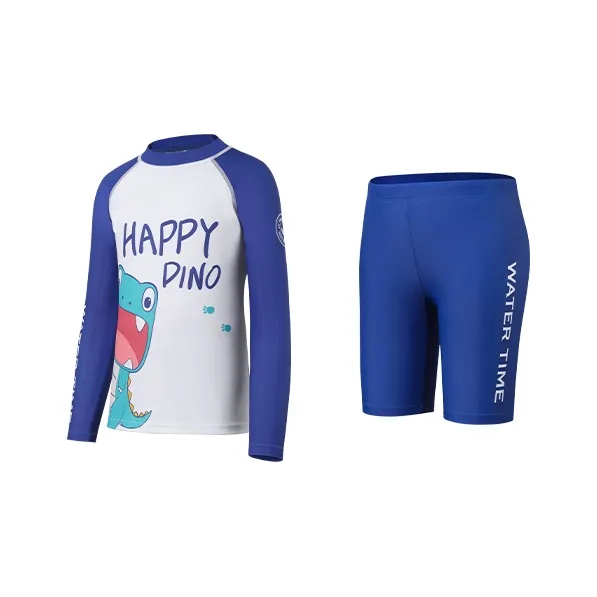 Watertime SS23 Детский купальник детский синий белый