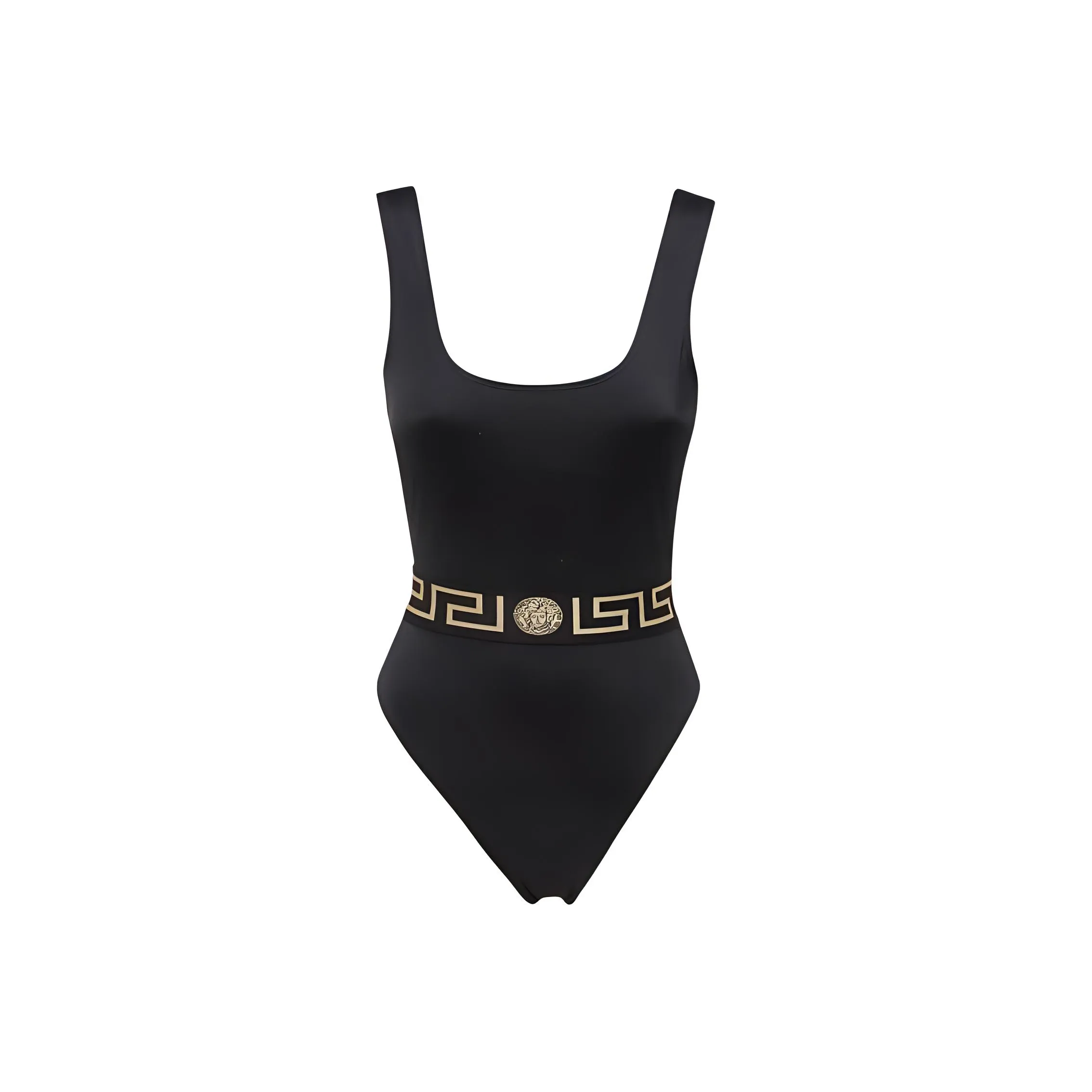 VERSACE Sleeveless One Piece Swimsuit