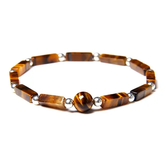 BYG Искусственный камень Тигровый глаз Браслеты Унисекс