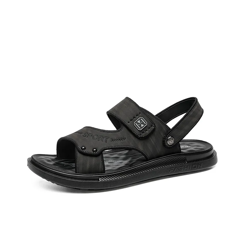 FAPAI Пляжные сандалии Мужской Черный