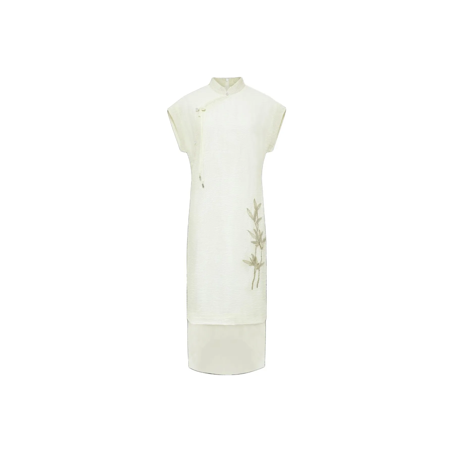 BBLLUUEE Cheongsam Women's Vanilla Apricot