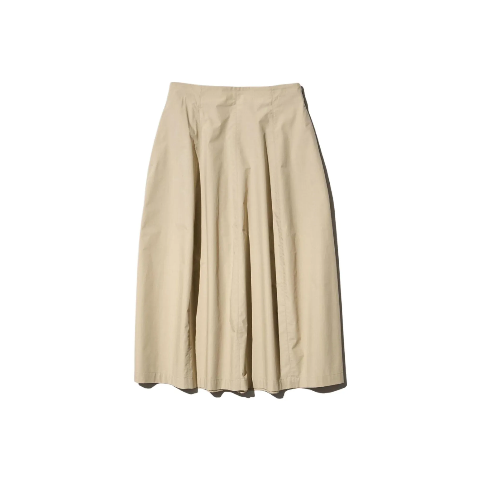 UNIQLO Повседневный Длинный Юбка Женская Темно-Бежевый
