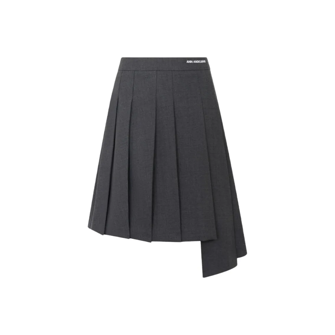 ANN ANDELMAN Повседневный Длинный Юбка Женская Темно-Серый