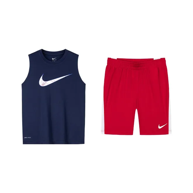 nike Повседневная спортивная одежда Dri Fit Преппи Красный для детей 3-7 лет