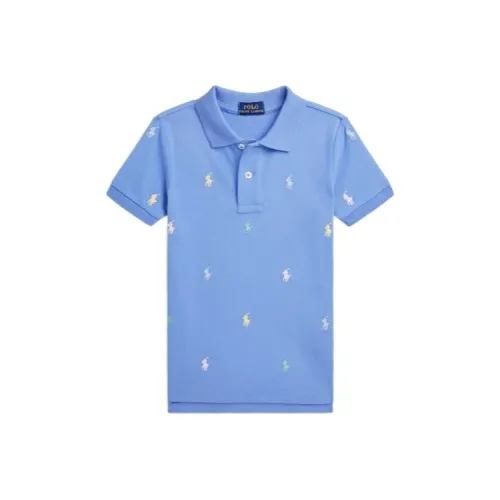 Ralph Lauren Синие Детские Рубашки
