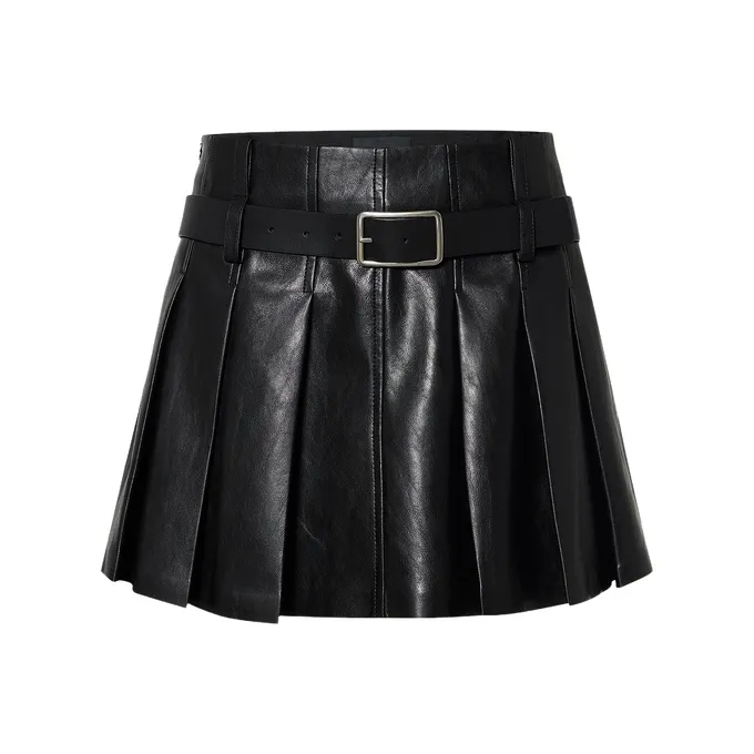MOCO Кожаные короткие юбки женские