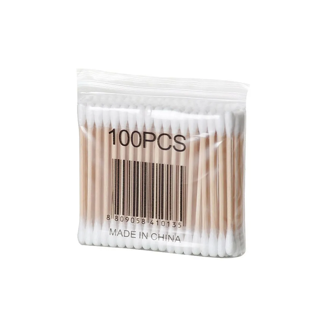 ZHENZI Двойной конченный хлопковый ватный тампон для чистки ушей макияж одноразовый хлопковые ватные палочки для чистки хлопковый стержень