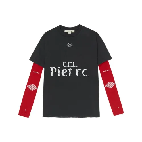 PIET Черная унисекс футболка