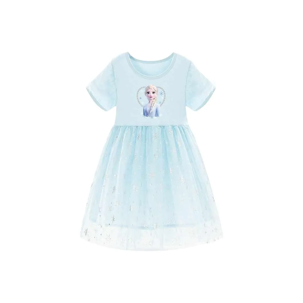 Disney Детское платье синего цвета для детей в возрасте 3-7 лет