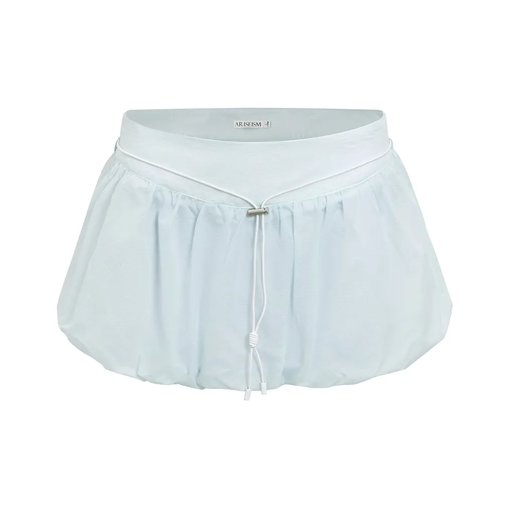 Ariseism Повседневные короткие юбки женские мятно-зеленый